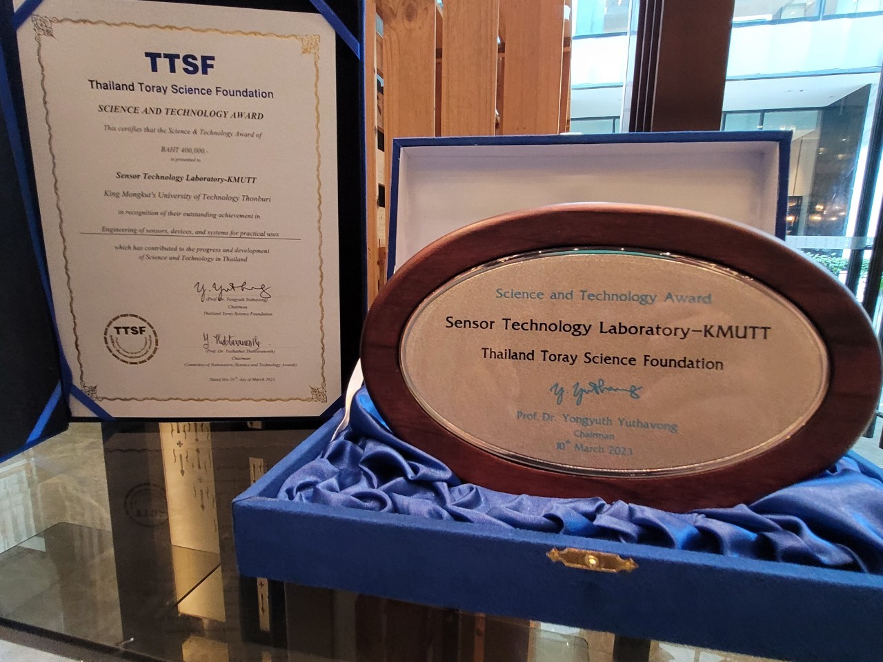 ขอแสดงความยินดีกับ ห้องปฏิบัติการวิจัย Sensor Biotechnology Laboratory