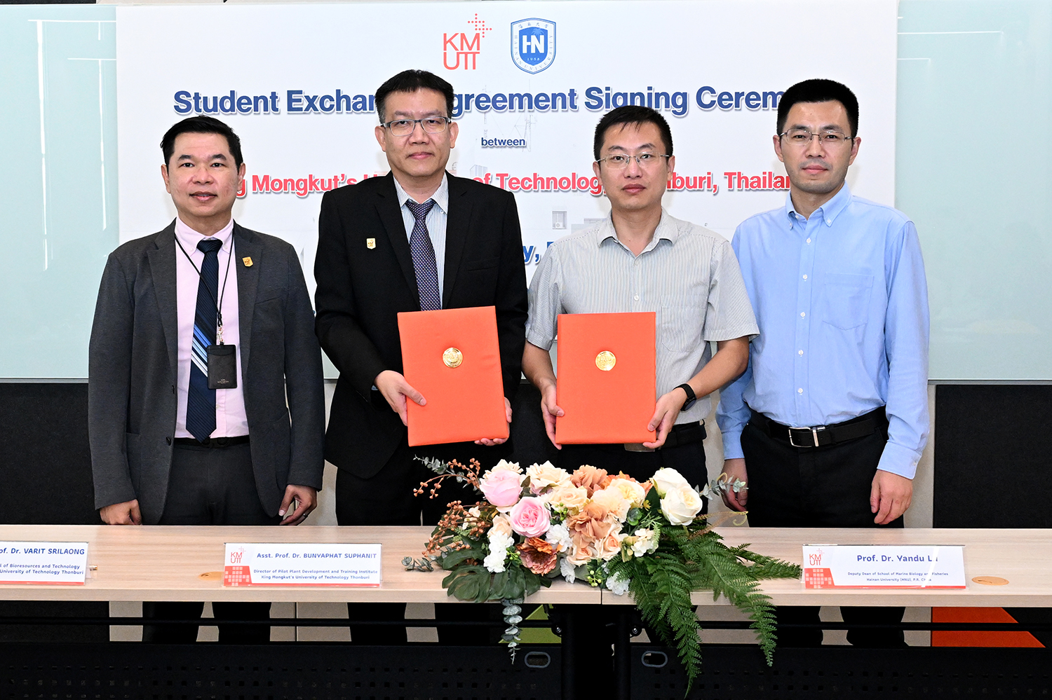มจธ. – Hainan University จับมือลงนาม MOU แลกเปลี่ยนความร่วมมือด้านวิชาการ