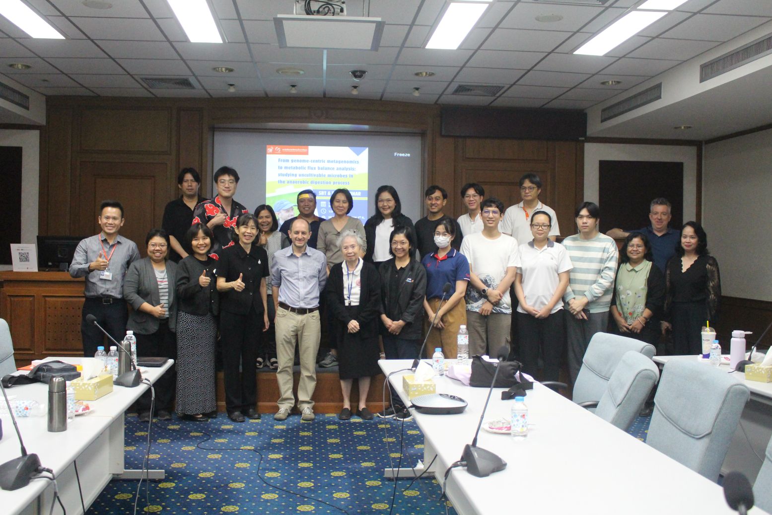 Prof. Stefano Campanaro, Department of Biology (UniPd) ประเทศอิตาลี เข้าเยี่ยมชม ศึกษาดูงานและหารือความร่วมมือกับห้องปฏิบัติการของสถาบันพัฒนาและฝึกอบรมโรงงานต้นแบบ (สรบ.)